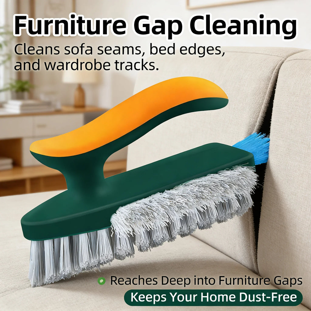 T-Handle Scrub Brush with Gap Grout Cleaner – Kitchen & Bath Cleaning Scrub Brush Babs