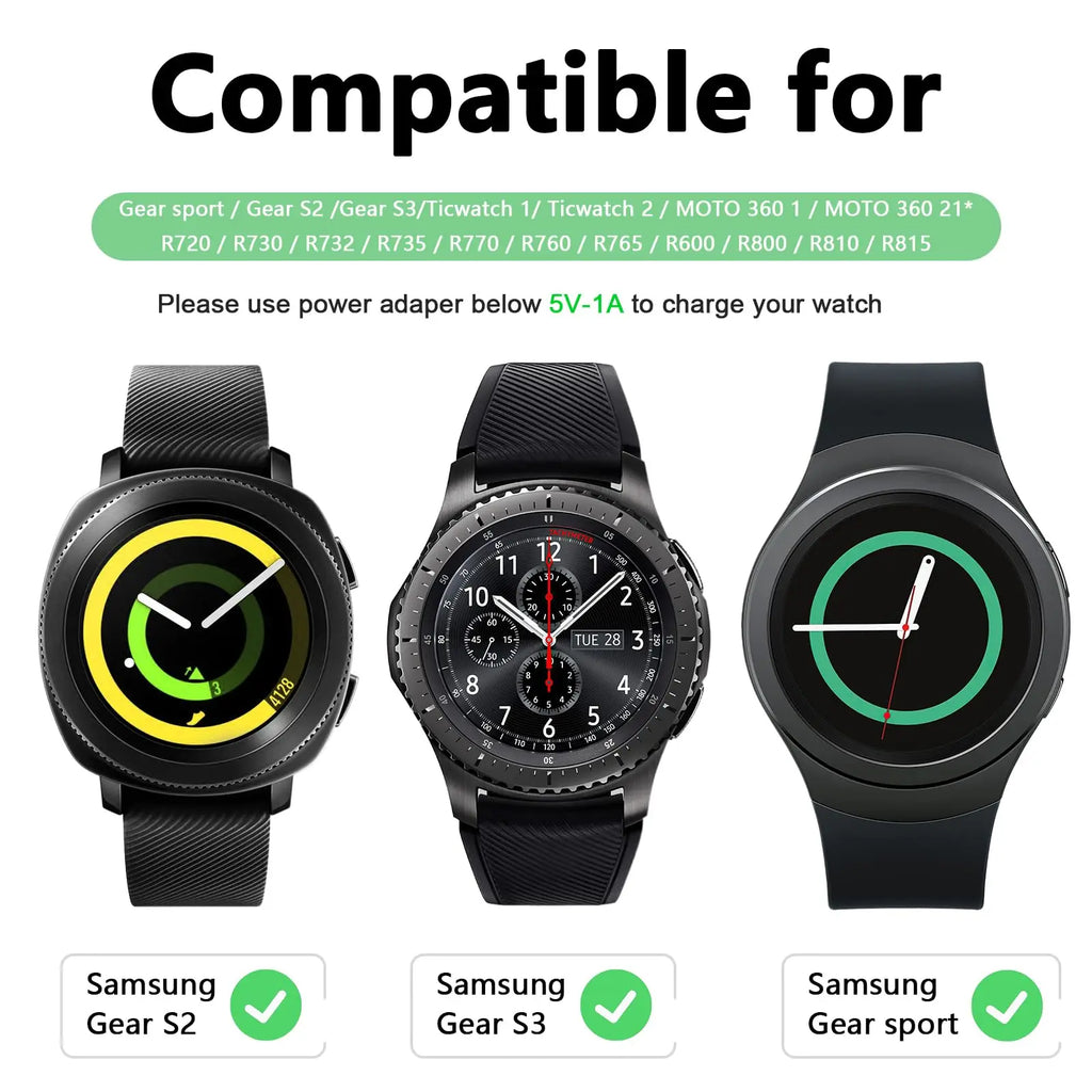 Wireless Charging Dock for Samsung Gear S3/S2 & Galaxy Watch Smartwatch Charging Dock Babs