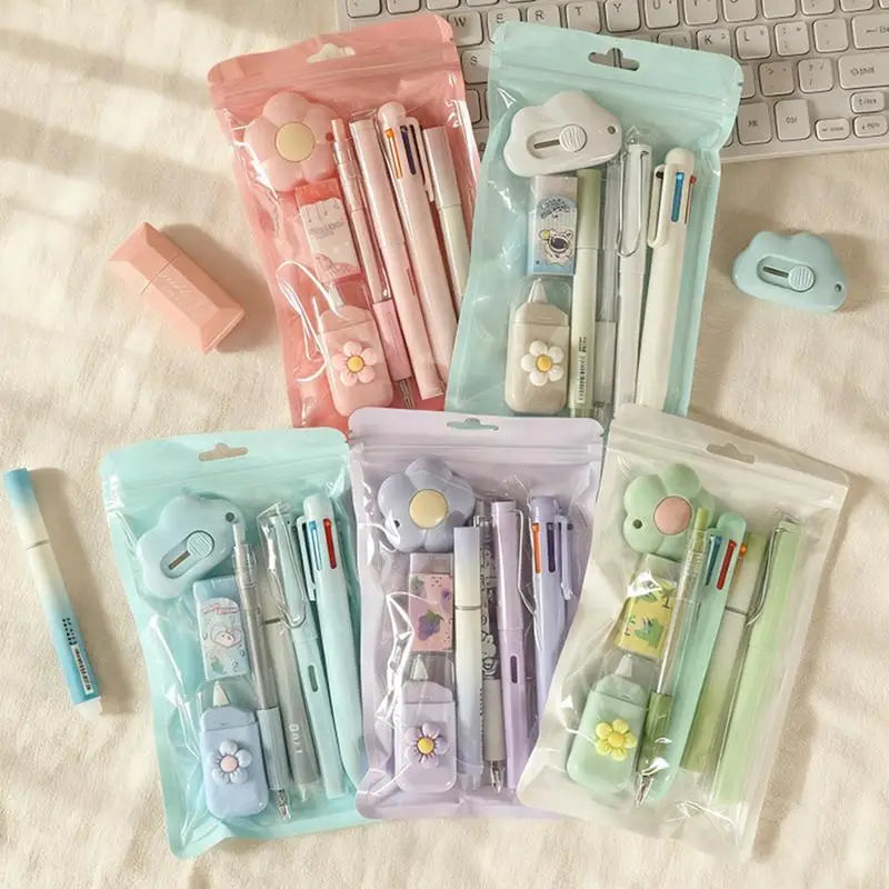 7-Piece Stationery Set – Gel Pens & Supplies, Graduation Gift Stationery Pen Set Babs