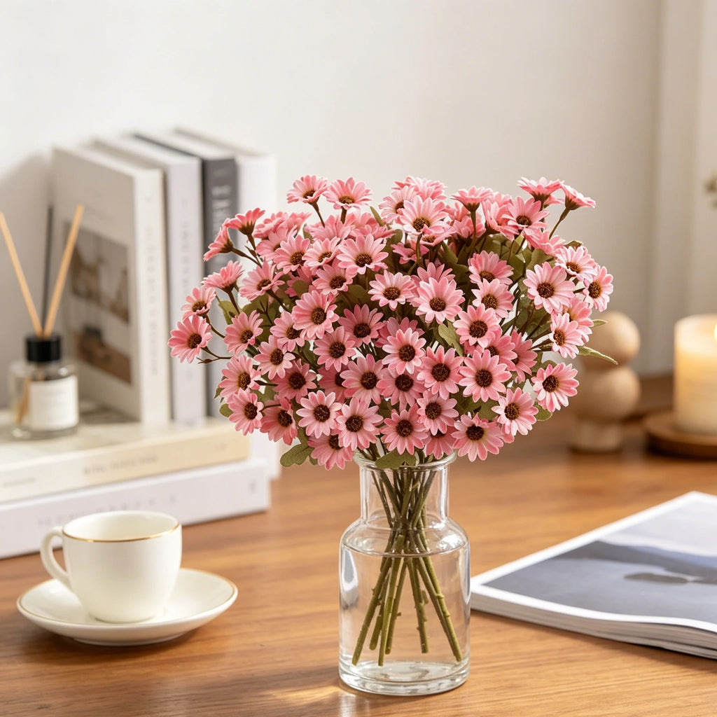 Small Daisy Silk Artificial Flowers – DIY Bouquet & Home Decor Artificial Silk Flowers Babs