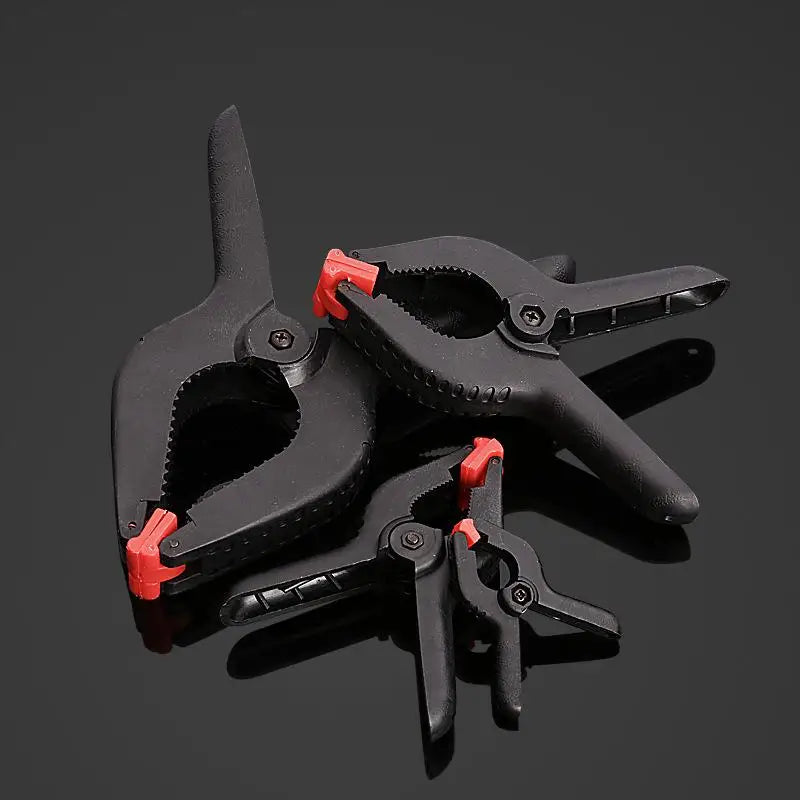 9-Piece Heavy Duty Nylon Spring Clamps – 4-Inch Jaw Opening Spring Clamps Set Babs