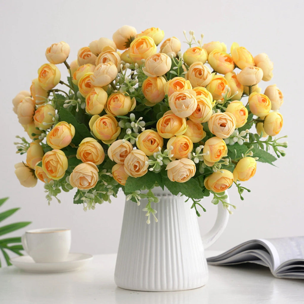 Artificial Silk Rose Bouquet for Weddings & Home Décor Artificial Flower Bouquet Babs