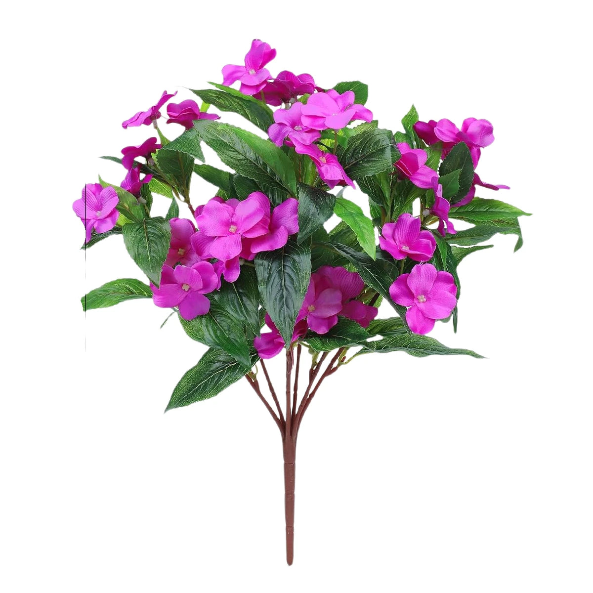 Silk Rose Artificial Flower Bouquet – Wedding & Home Décor Artificial Flower Bouquet Babs PURPLE 1PC