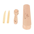 Wooden Tailor Clapper Set – Seam Roller & Point Turner Kit Tailor Sewing Tool Set Babs A