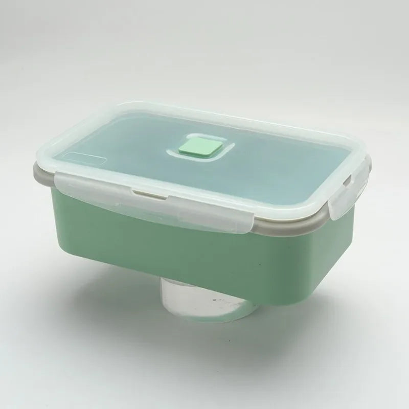 Food Grade Silicone Bento Box | Microwave-Safe Divided Lunch Box Silicone Bento Box Babs
