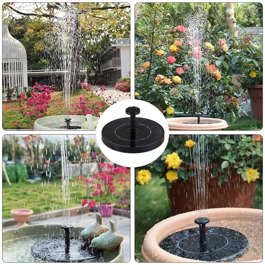 Mini Solar Water Fountain – Garden Pond & Bird Bath Pump Solar Garden Fountain Babs