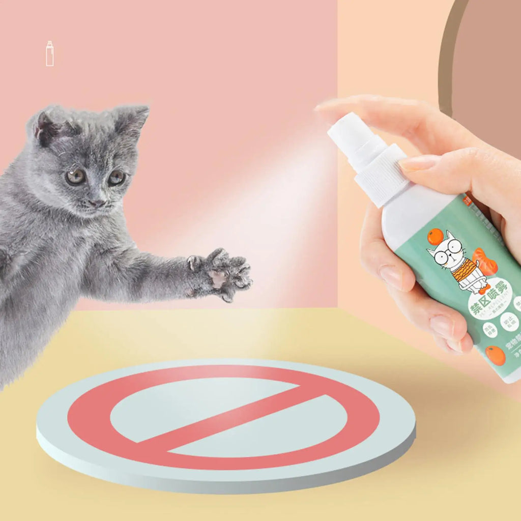 Cat Scratch Deterrent Spray 100ml – Natural Citrus Formula Cat Deterrent Spray Babs