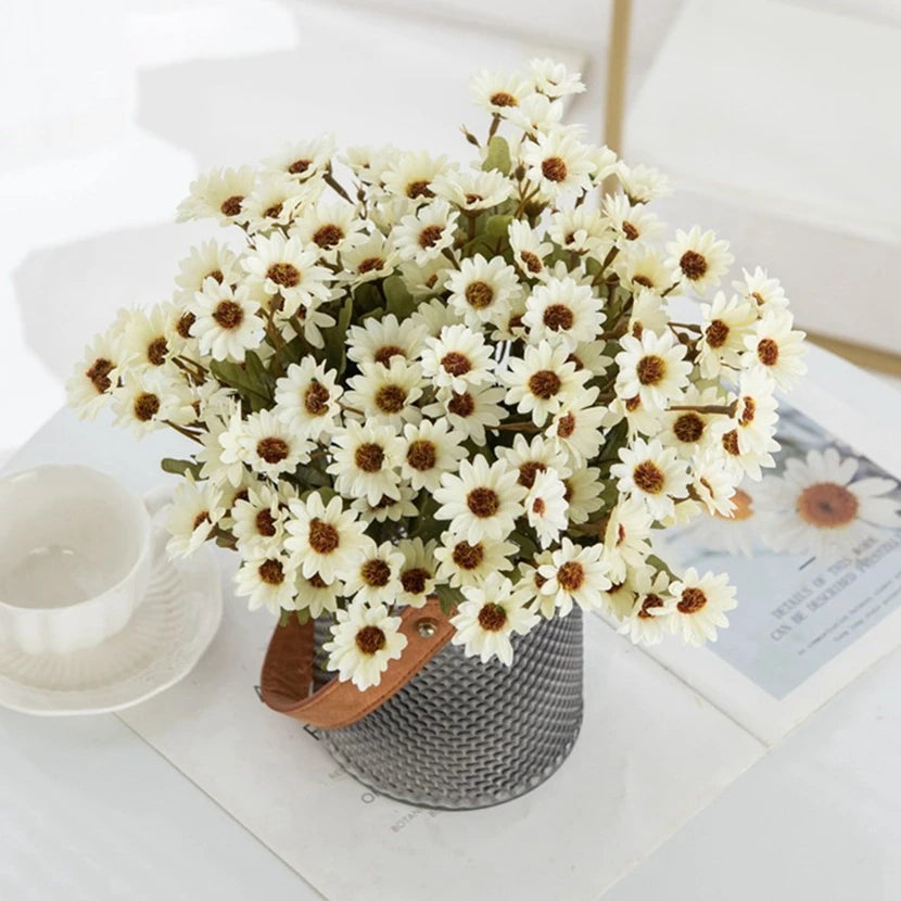 Small Daisy Artificial Silk Flowers – Wedding & Home Décor Artificial Silk Flowers Babs