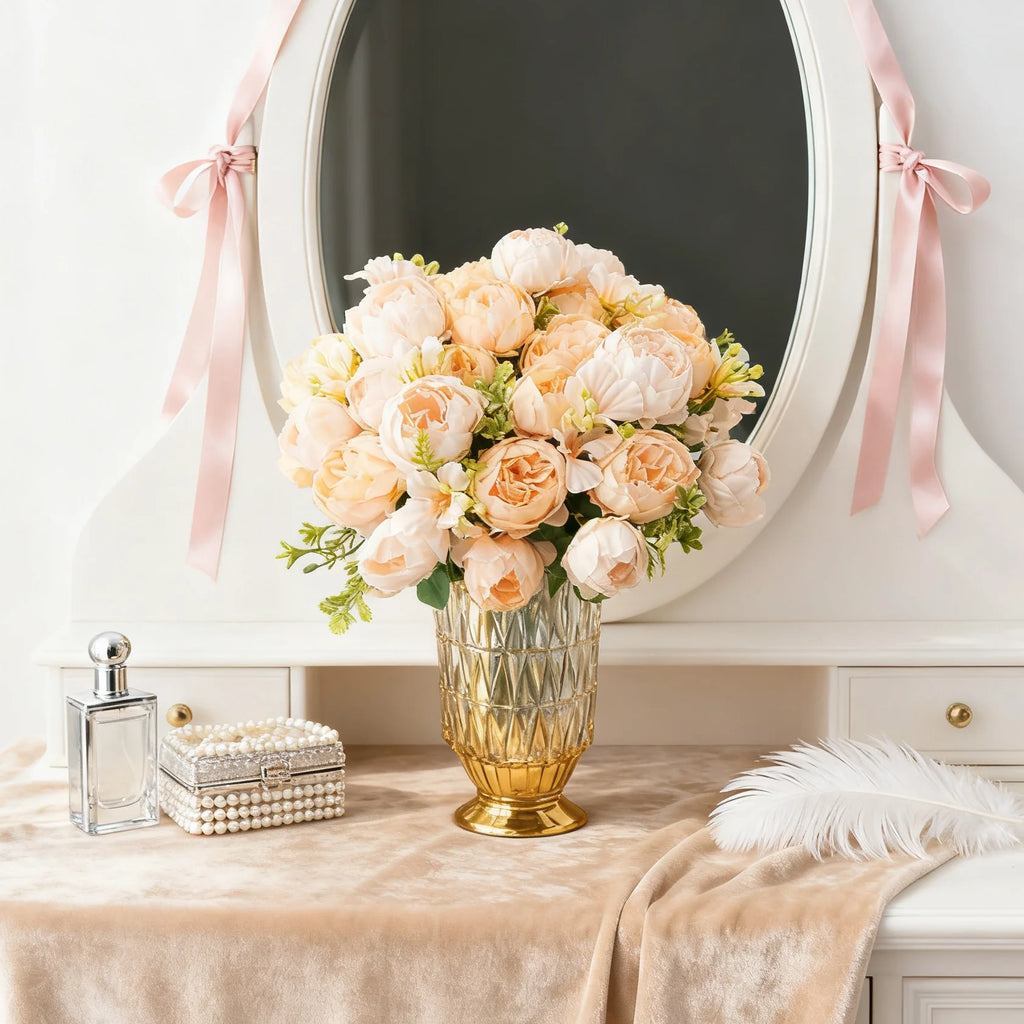 Artificial Silk Peony Bouquet – Wedding & Home Décor Artificial Flower Bouquet Babs