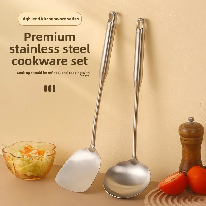 Heavy Duty Stainless Steel Kitchen Utensil Set – Spatula & Ladle Kitchen Utensil Set Babs