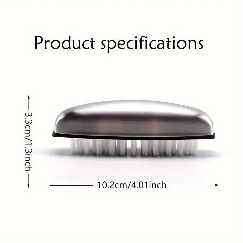 Stainless Steel Deodorant Soap Bar & Nail Cleaning Brush Set Hand Cleaning Set Babs Stainless Steel