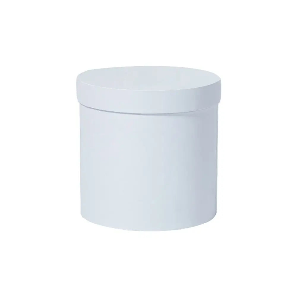 Round Cardboard Flower Gift Box – Hug Bucket for Roses & Events Flower Gift Box Babs white Other