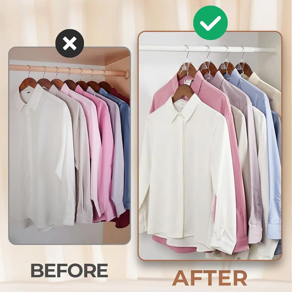 20-Pc Multicolored Clothes Hanger Connectors | Space Saver Hanger Connectors Babs