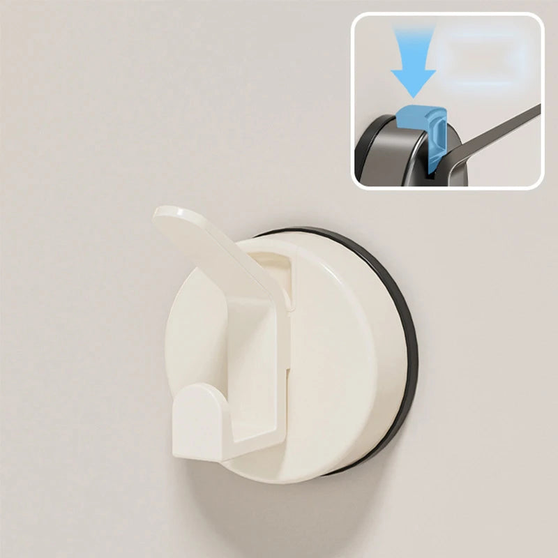 Suction Cup Hooks – Waterproof Towel & Robe Hanger | No Drill Suction Cup Hooks Babs White-1pcs