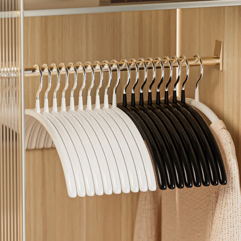 10-Pack Non-Slip Metal Clothes Hangers – Space-Saving Closet Organizer Clothes Hangers Babs