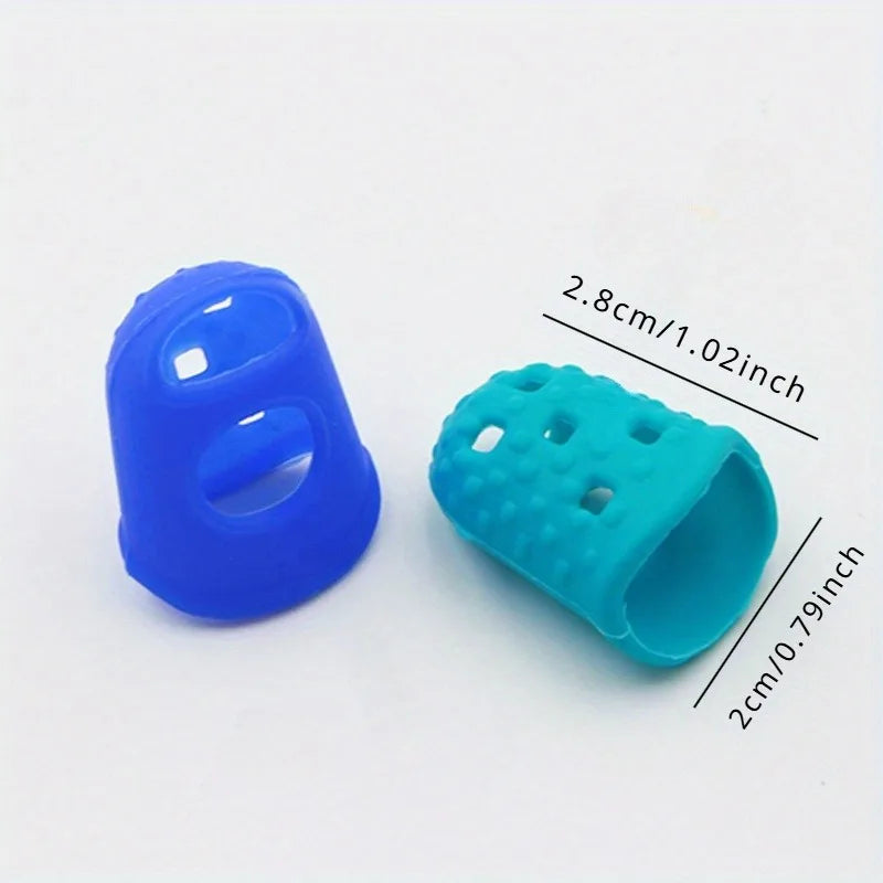 5-Pack Silicone Finger Thimbles – Breathable Guitar Finger Covers Guitar Finger Covers Babs