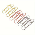 6pcs Heart-Shaped Pen Clip & Paper Clip Notebook Accessories Pen & Paper Clip Babs 6pcs