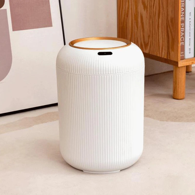 Smart Sensor Trash Can Auto-Open Lid Wastebasket for Home Smart Sensor Trash Can Babs