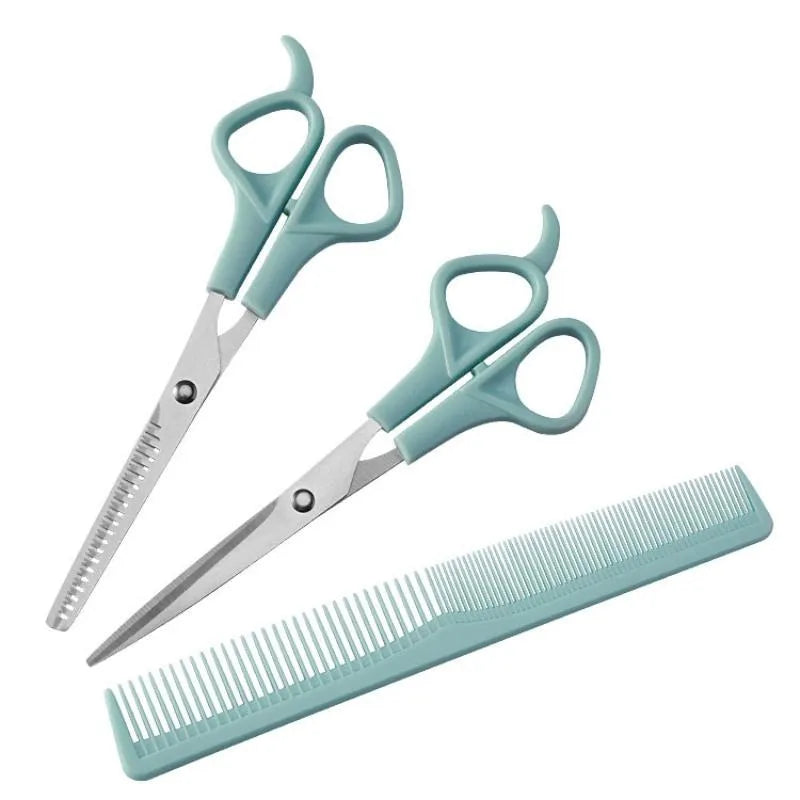 3-Piece Hair Scissors & Comb Set – Bang, Thinning & Pet Grooming Hair Scissor Set Babs