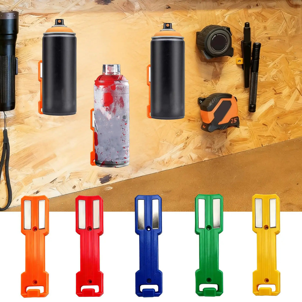Magnetic Spray Can Holder Wall Mount Organizer – Garage Spray Can Organizer Babs