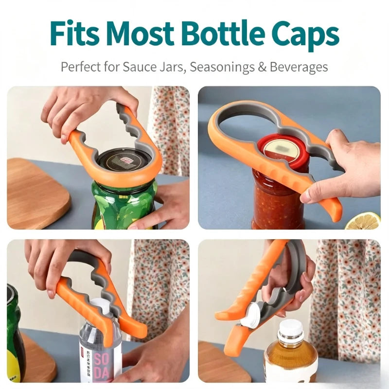 4-in-1 Anti-Slip Jar & Bottle Opener – Labor-Saving Kitchen Tool Jar & Bottle Opener Babs