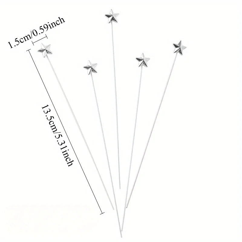 3D Mini Star Cake Toppers – Birthday & Party Decorations Cake Toppers Babs