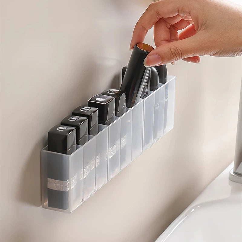 3-Grid Mini Plastic Desk Organizer – Makeup & Home Storage Desk Organizer Babs