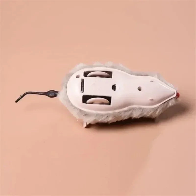 Plush Running Mouse Toy for Cats & Dogs – Lifelike & Fun Pet Mouse Toy Babs