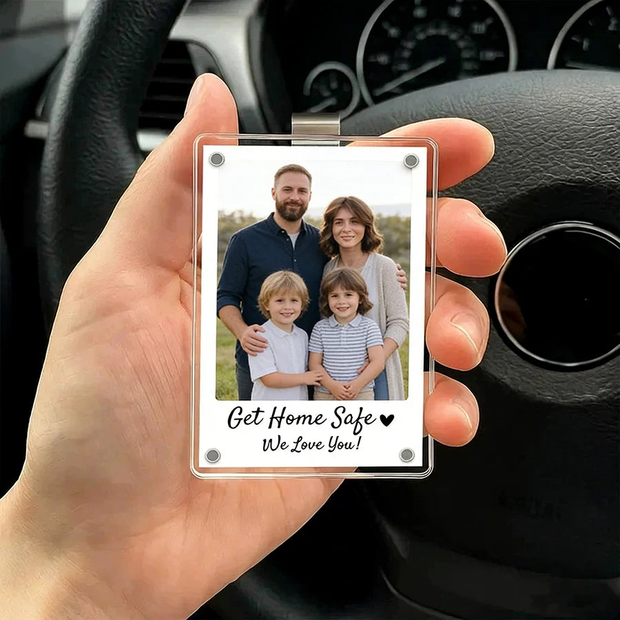 Car Visor Photo Clip – Personalized Sun Visor Keepsake Gift Car Visor Clip Babs