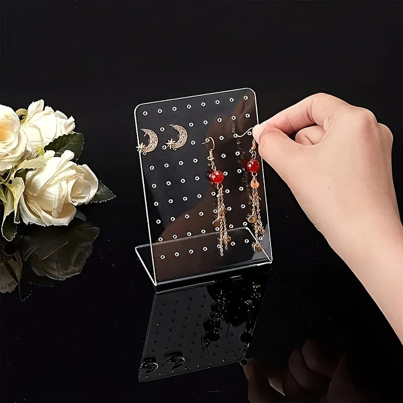 Acrylic Jewelry Display Stand – Earrings, Necklace & Pin Holder Jewelry Display Stand Babs