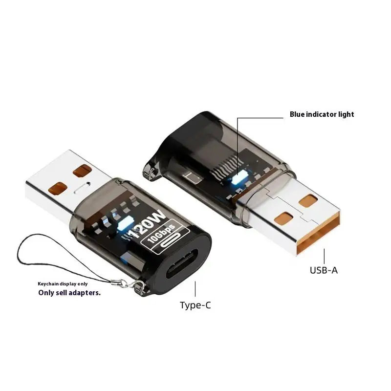 USB 3.2 to USB-C OTG Adapter – 120W & 10Gbps Fast Transfer USB-C OTG Adapter Babs G