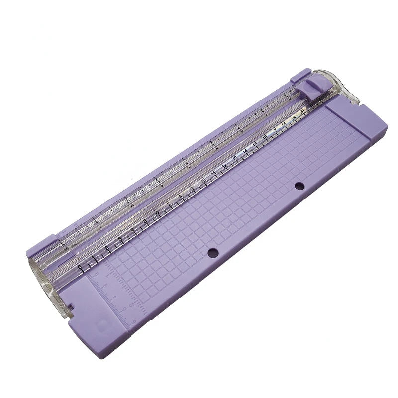 Precision Sliding Paper Cutter – Craft & Scrapbooking Trimmer Paper Trimmer Cutter Babs purple