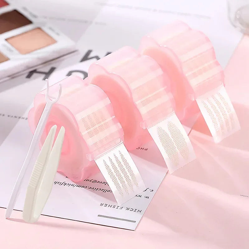 Invisible Double Eyelid Lift Strips – 600/360 Clear Stickers Eyelid Lift Stickers Babs