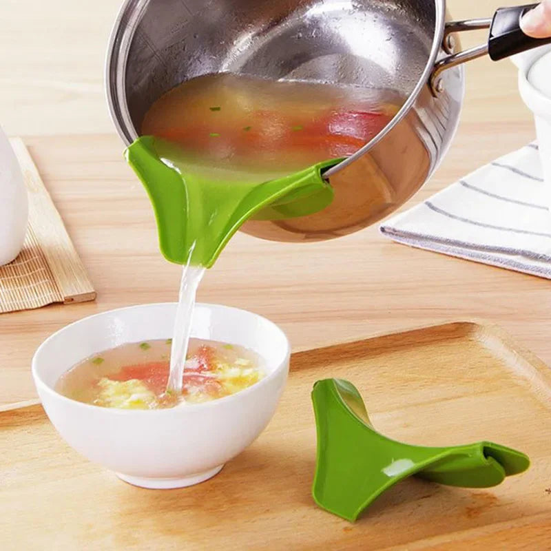 Kitchen Funnel – Anti-Splash Edge & Liquid Streamer Spout Kitchen Funnel Babs