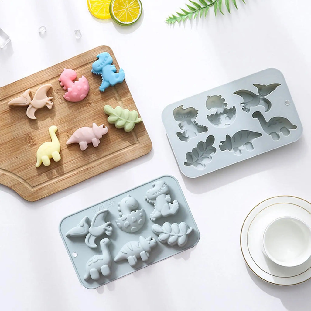 3D Dinosaur Silicone Mold for Cake, Chocolate & Candy Silicone Baking Mold Babs