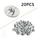 Wood Candle Wick Base Clips 100 Pack – Candle Making Supply Candle Wick Clips Babs 20PCS