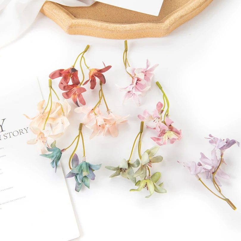 Silk Hydrangea Artificial Flowers 50/100pcs – Wedding & Home Décor Artificial Flower Heads Babs