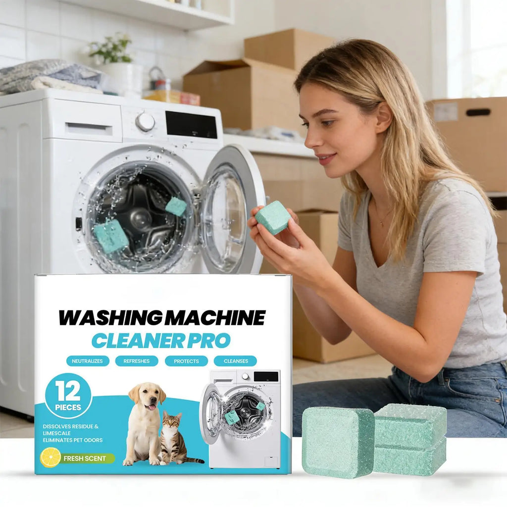 Washing Machine Cleaner Tablets for Pet Owners – 12pk Washing Machine Cleaner Babs