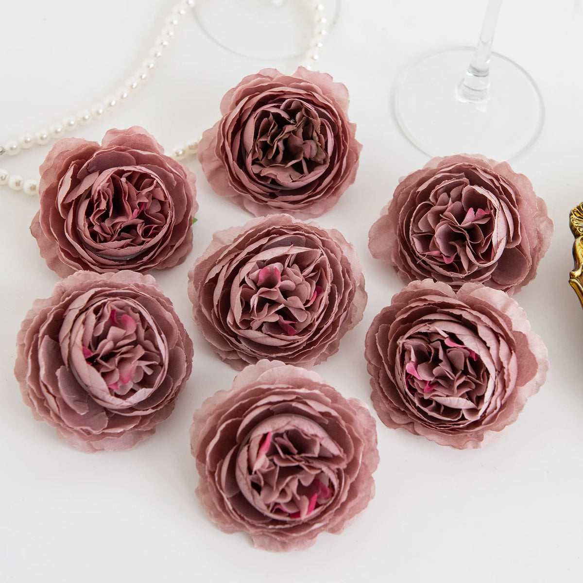 Silk Peony Artificial Flowers 12/24pc – Wedding & Home Décor Artificial Silk Flowers Babs Color 3 24 PCS