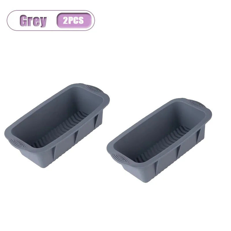 Large Silicone Ice Block Mold – Ice Bath Tray & Big Cube Maker Silicone Ice Mold Babs Grey-2PCS