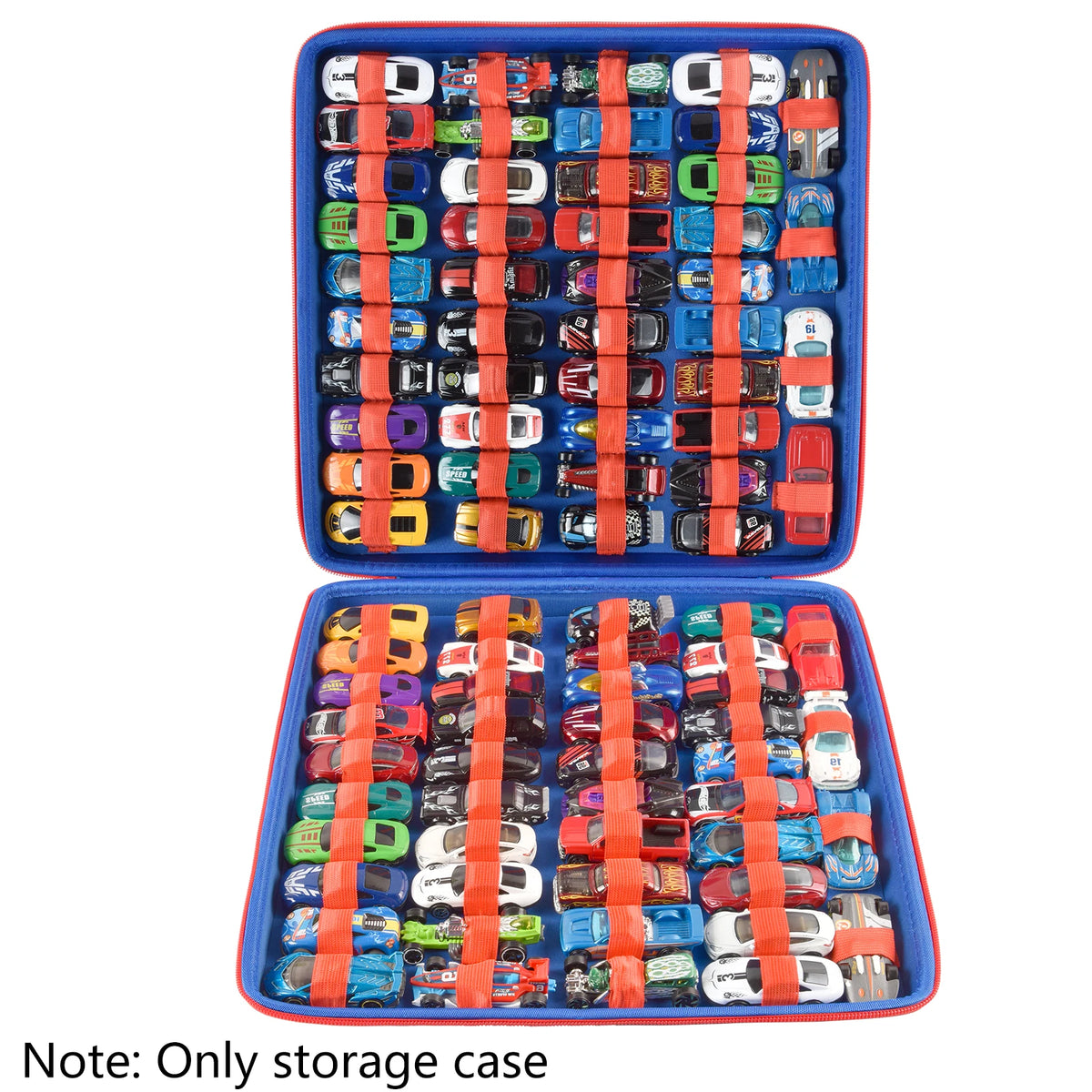 88-Slot Toy Car Case for Hot Wheels & Matchbox | Paiyule Toy Car Storage Case Babs