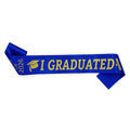 Class of 2026 Graduation Sash – Adjustable Satin Stole Graduation Sash Babs Blue 1pc