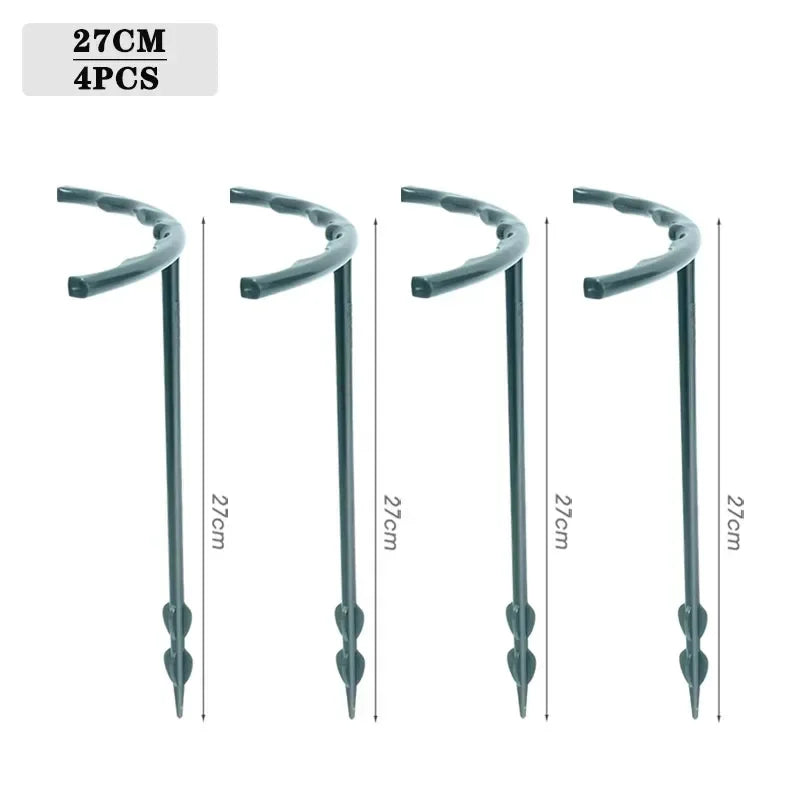Semicircle Plant Support Stakes 4–32PCS | Vine Climbing Bracket Plant Support Stakes Babs 27CM-4PCS