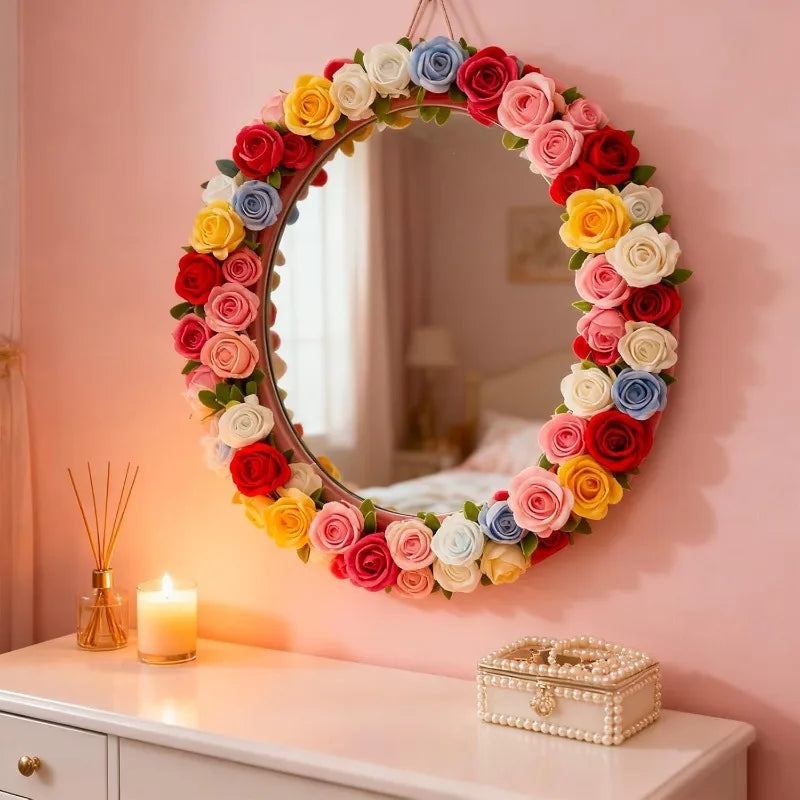 10 Pcs Mini Silk Artificial Rose Flower Heads for DIY Decor Artificial Silk Flowers Babs