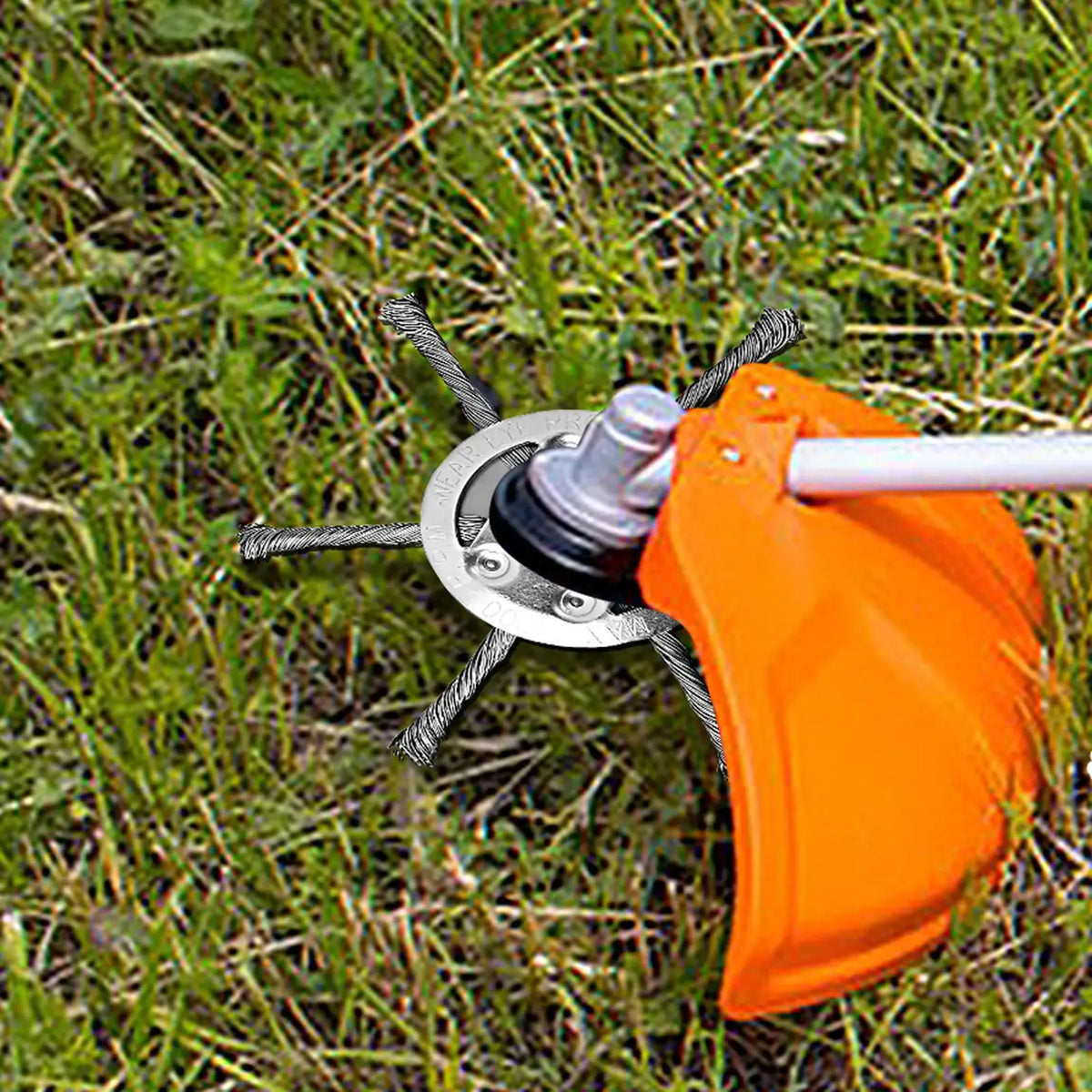 Steel Grass Trimmer Head – Universal Weed Cutter Replacement Trimmer Head Babs