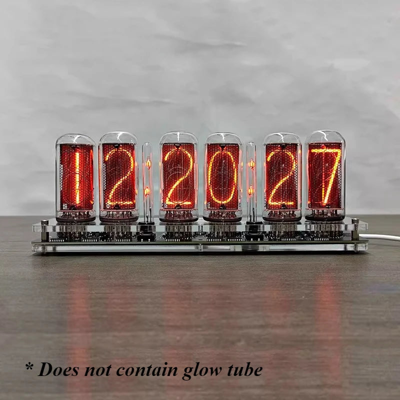 IN-18 Nixie Tube Clock Motherboard Base – 6-Position DIY Desktop Nixie Tube Clock Base Babs