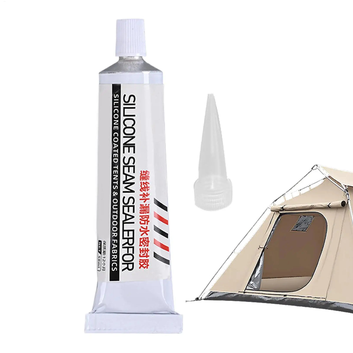 50ml Waterproof Tent Seam Sealer – Flexible Silicone Sealant Tent Seam Sealer Babs