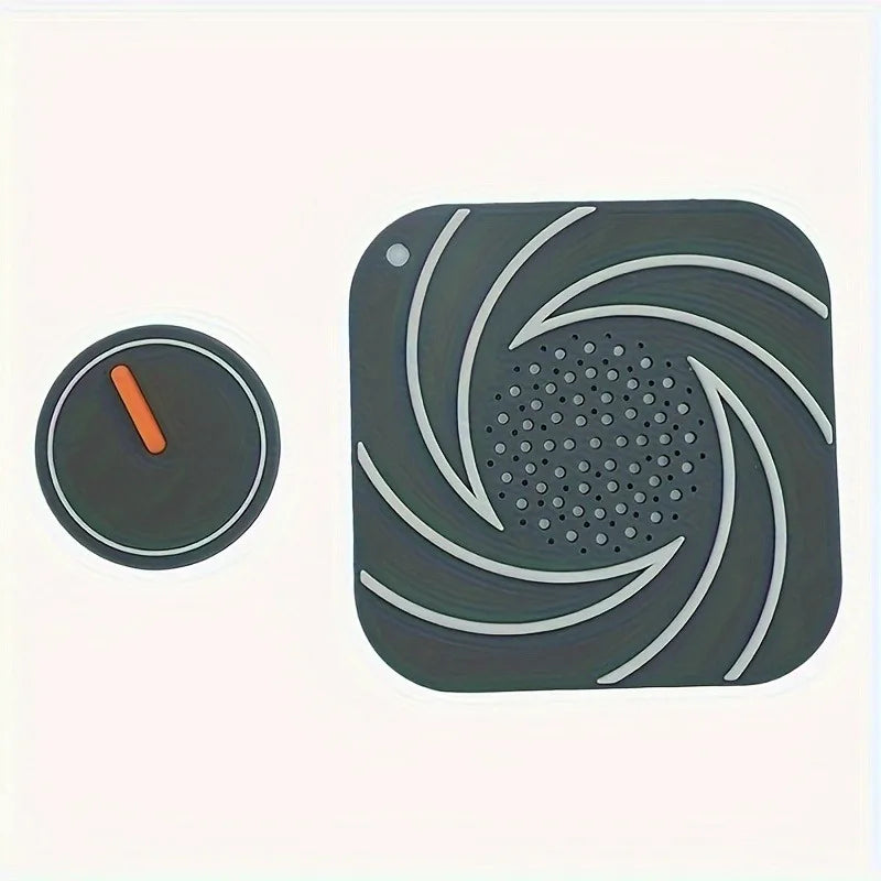 Silicone Floor Drain Deodorizer Sticker – Insect & Odor Seal Drain Deodorizer Cover Babs gray