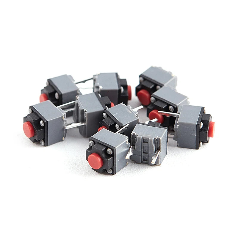 10Pcs Kailh Silent Mouse Micro Switch 6x6x7.3mm Mute Button Mouse Micro Switch Babs