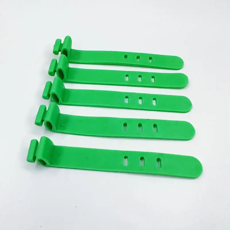 Silicone Cable Organizer Bobbin Winder Set 20 pcs – Cord Manager Cable Organizer Set Babs green 20pcs